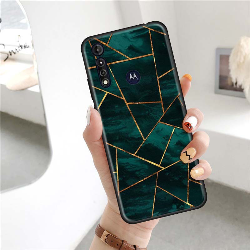 Модный мраморный чехол для Motorola Moto G8 Play G 5G Power Lite E6s Stylus One Hyper Edge Fusion Plus, чехол из ТПУ для телефона
