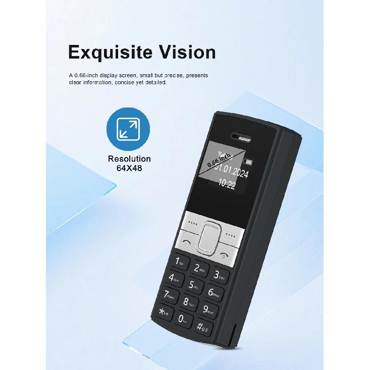 SERVO BM150 Mini Mobile Phone Wireless Bluetooth Dialer Dual SIM Card Speed Dial Magic Voice Super Small Cellphone Backup Phones