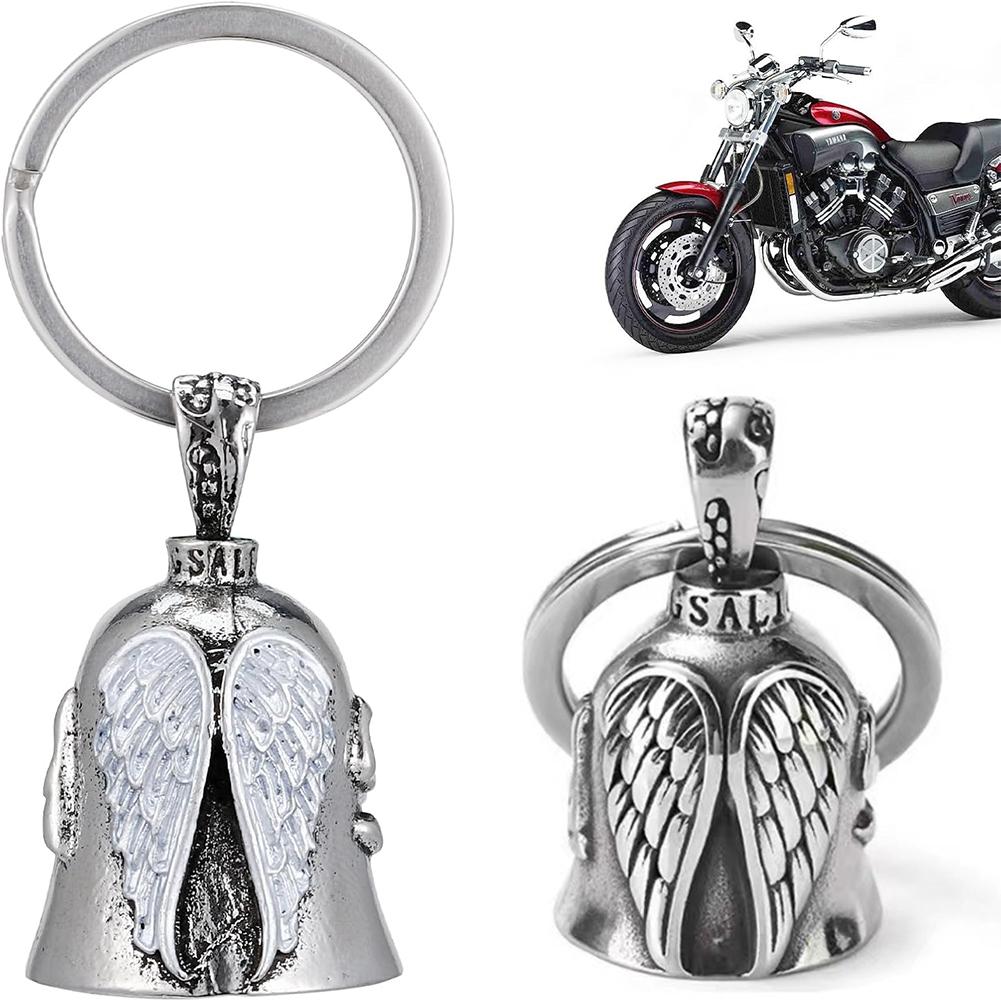 Riding Angel Bell Guardian Motorcycle Biker Riding Bell Motorcycle Decoration Accessories For Biker Riders Bicycle Valentine Gift