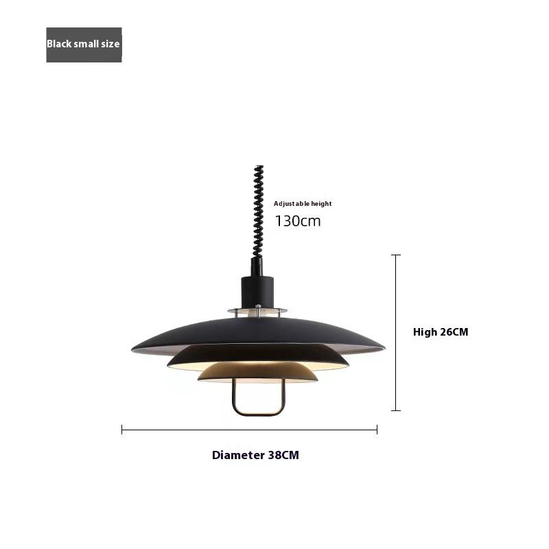 Nordic Danish Primus дизайнерская гостиная ресторан бар многослойная круглая люстра foul с подвижным подъемным механизмом PH