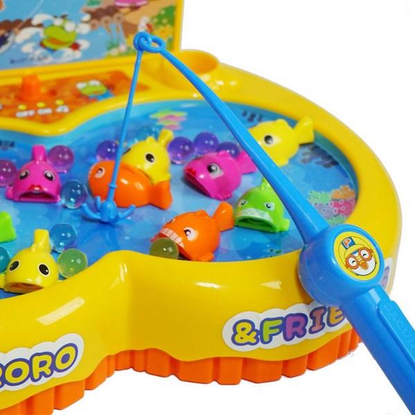 Daeyoung Toys Pororo Moving Fishing Game, Mixed ColorPopular Korean Dolls and Toys