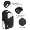 Сумка для обуви для гольфа с застежкой-молнией, большая вместимость, водонепроницаемая, износостойкая, спортивная сумка с ремешком и боковым карманом для аксессуаров