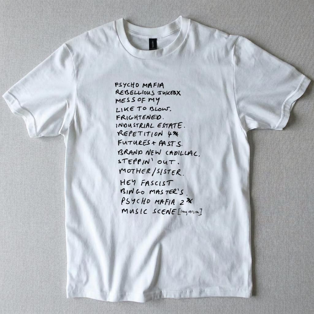 THE FALL 'Setlist 78' T shirt, Post Punk Tee 70s 80s Indie Band Gig Underground Music Vintage Style Live Witch Trials