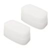 2Pcs Bounce Dome Diffuser White Digital Camera Flash Diffuser for 320EX Flash Speedlight