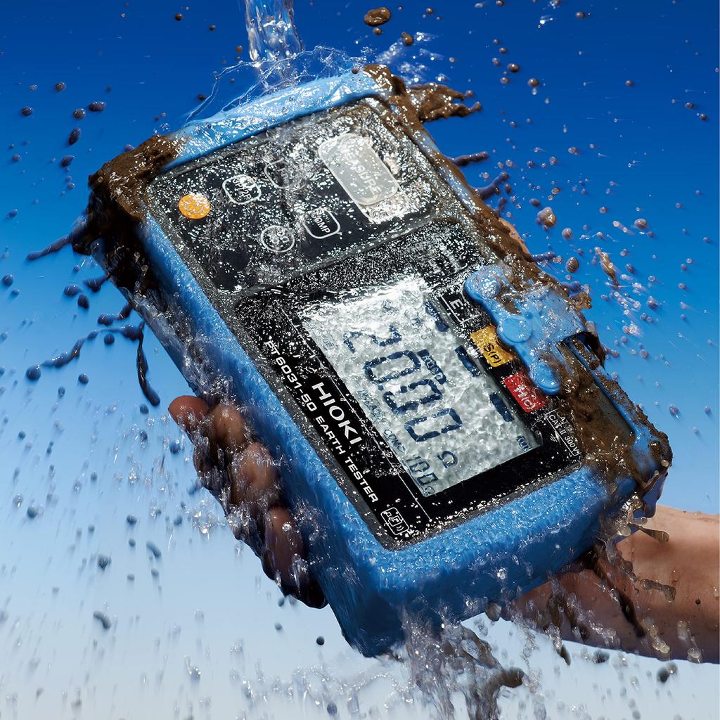 Измеритель сопротивления заземления HIOKI Водонепроницаемый IP65 IP67 Класс A Класс B Класс C Класс D метод метод В комплект входит футляр для переноски FT6031-50 2-электродный