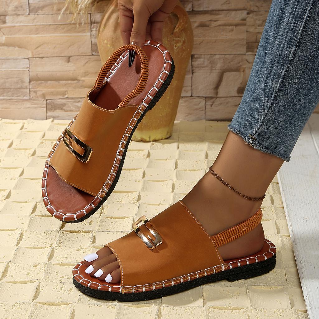 Fashion Women Sandals Casual Beach Holiday Luxury Sandals Summer Fashion Outdoor Flat Shoes Women Open Toe Platform Shoes for Women