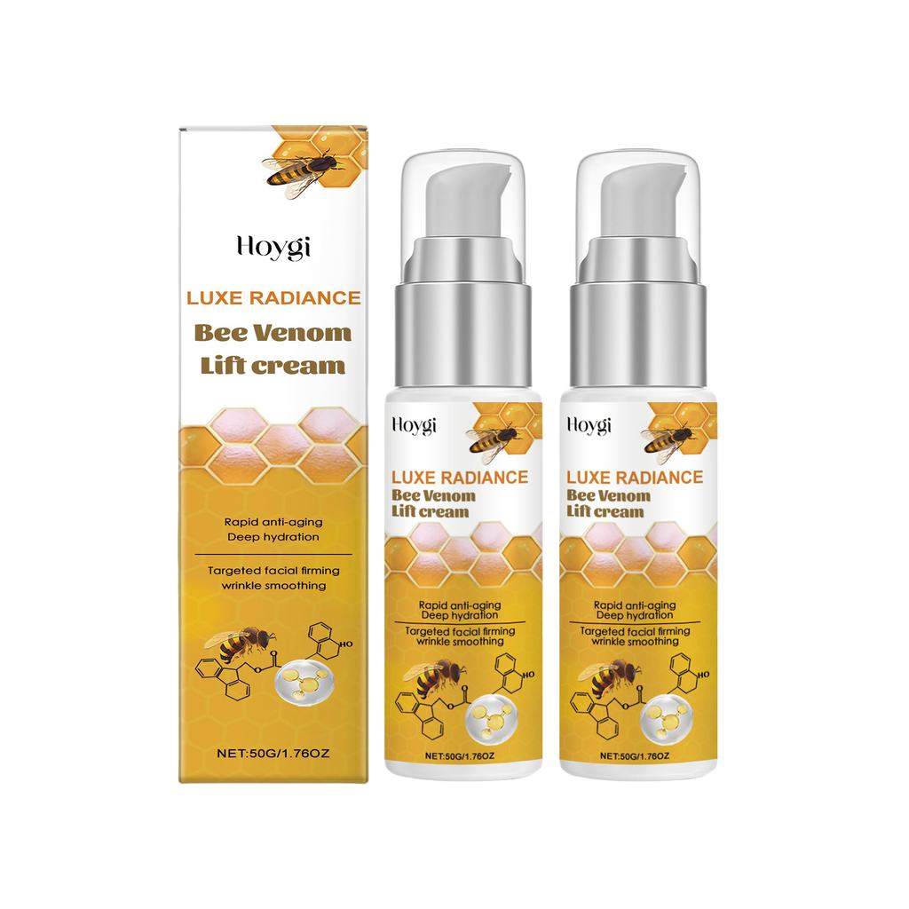 Hoygi Bee Venom Facial Firming Cream Collagen Boosting Anti Wrinkle Lifting Treatment for Sagging Skin And Fine Lines