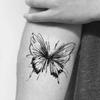 Waterproof Herbal Butterfly Tattoo Sticker - Long-lasting, Sexy, and Trendy Ins Style