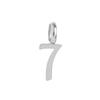 Stylish And Simple Diy Accessories 0-9 Digital Pendant Titanium Steel Furnace Vacuum Plating 18K Real Gold