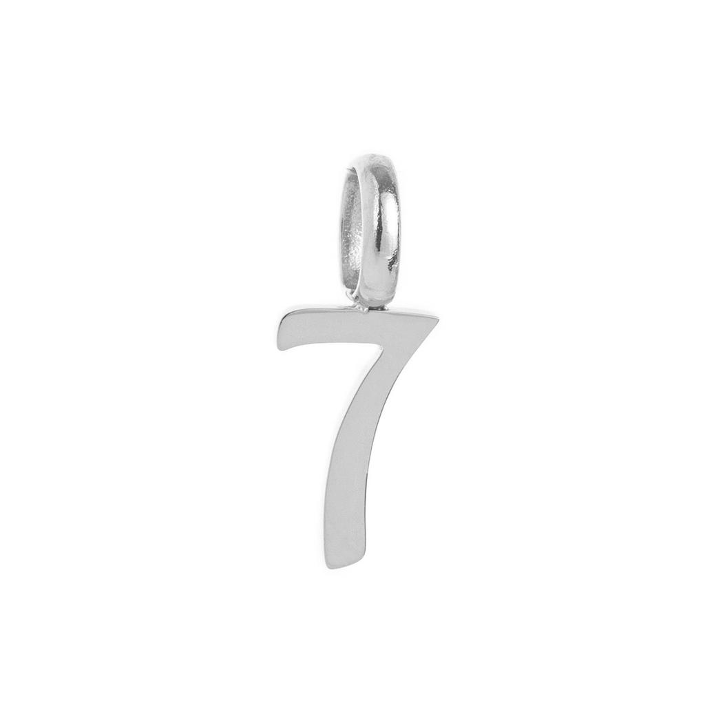 Stylish And Simple Diy Accessories 0-9 Digital Pendant Titanium Steel Furnace Vacuum Plating 18K Real Gold