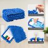 Mikrofiber Shvabra Matosi Ko'p Qirrali Tozalash Yostiqchalari Uy Ofis Nam Quruq Shvabra Yuqori Singdiruvchanlik Kirni Tozalash Shvabra Latta