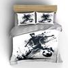 Soccer player and ball. Bedding sets Duvet cover sets Duvet covers Pillowcases(1*Duvet Cover 2*Pillowcases without duvet insert)