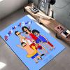 4th of July Cartoon Family Carpet suitable as a non-slip mat for the living room or bedroom sofa