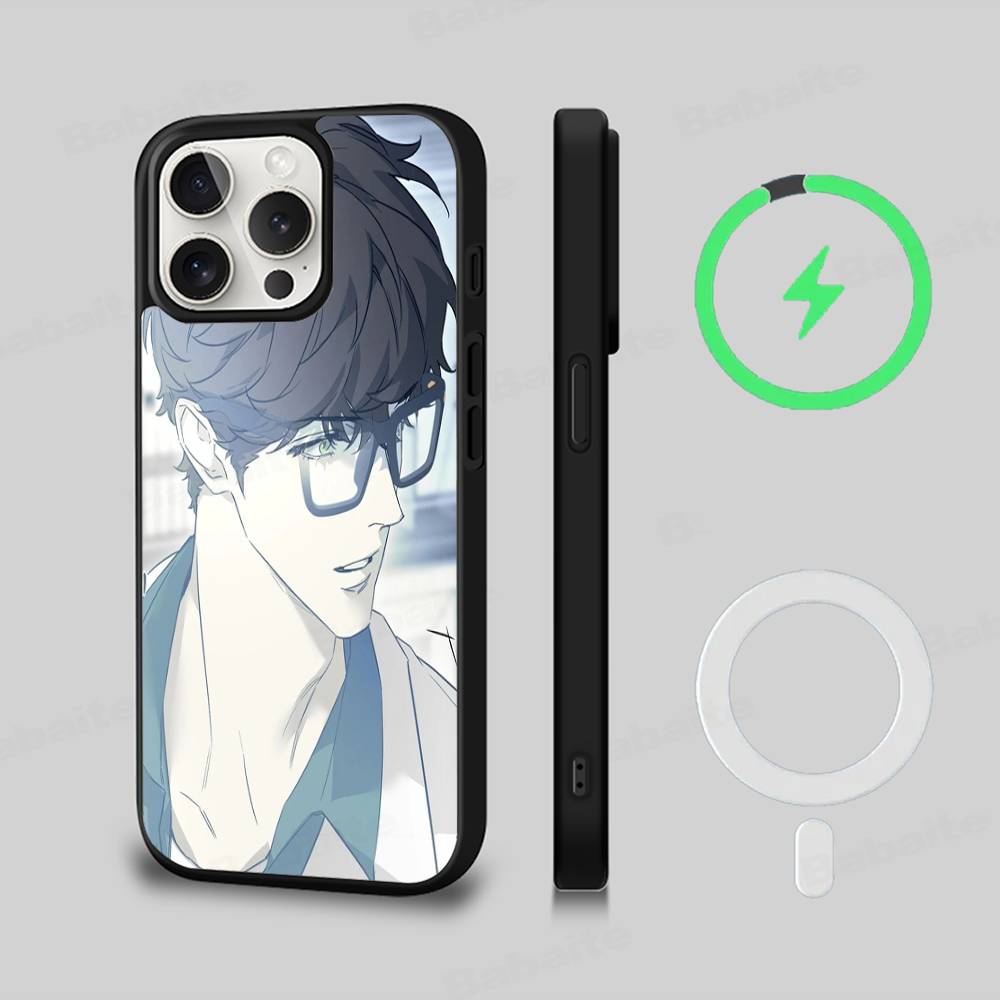 Чехол для телефона с магнитами и беспроводной зарядкой Nerd Project bl Anime для iPhone 17 16 15 14 Plus 13 12 11 Pro Max