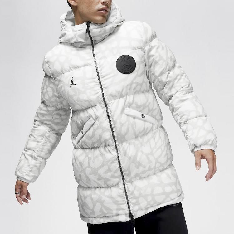 Новая мужская пуховая куртка Jordan Белая DZ2905-072