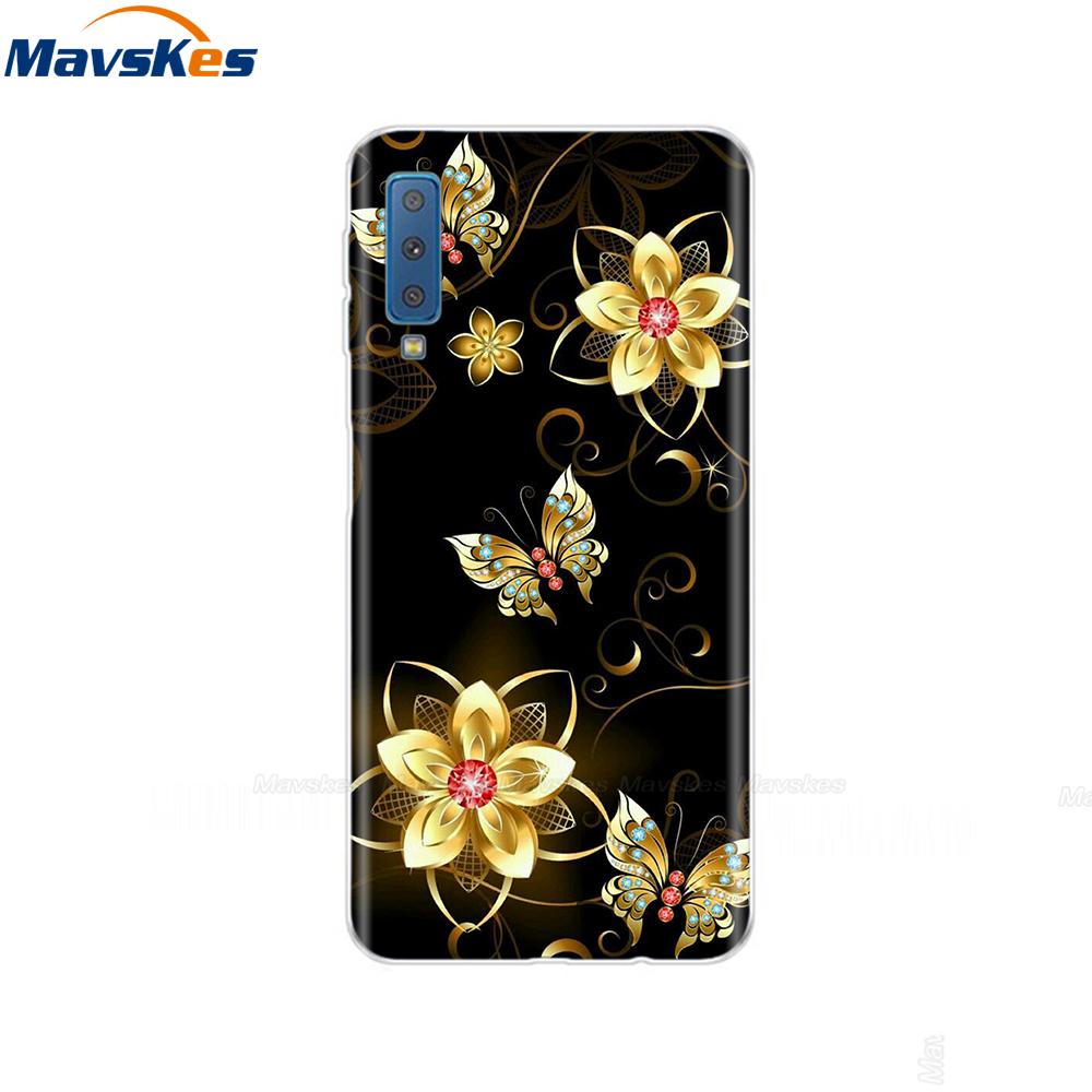 Силиконовый Чехол Для Samsung Galaxy A7 2018 Чехол A750 A750F Чехол 6.0' ТПУ Чехол для Телефона Для Samsung A 7 2018 750 750F Fundas Coque