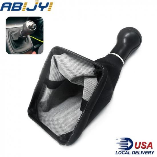 For Volkswagen Jetta 2002-2012 Manual 5-Speed Gear Shift Knob Lever Gaitor Boot