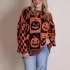 Autumn Fashion Women's Sweater Casual Loose Round Neck Halloween Sweater