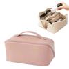 Portable Travel Cosmetic Bag PU Leather Makeup Bag Large Capacity Cosmetic Bag Organizer Toiletry