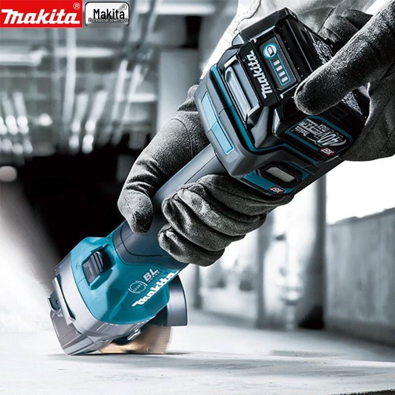 Makita 40V Беспроводная угловая шлифмашина 100 мм CN-вилка (адаптер в комплекте)