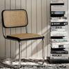 Kitchen Rattan Nordic Dining Chair Cesca Wooden Salon Design Ergonomic Dining Chair Modern Luxury Cadeira Home Furniture WK50DC