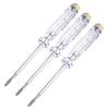 AC/DC 100-500V Voltage Detector Pen Clear Light Circuit Tester New Test Screwdriver