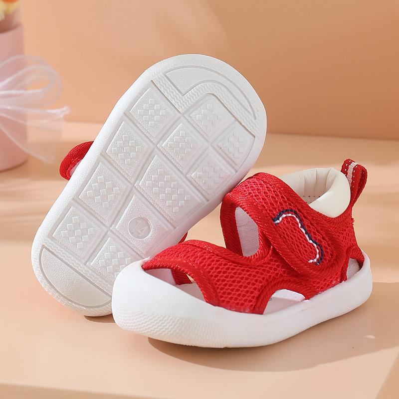 Детская обувь для ходьбы лето новая обувь из сетки для маленькой девочки противоскользящая мягкая подошва детская повседневная обувь модная детская обувь легкая обувь для девочки