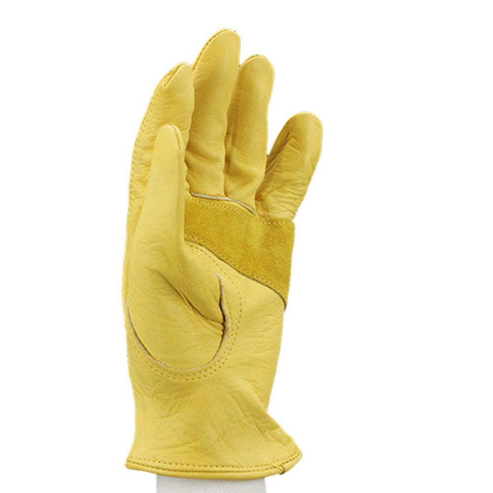 FEIJIEAST рабочие перчатки из воловьей кожи для садового мотоцикла, вождения, сварочные мастерские, нескользящие