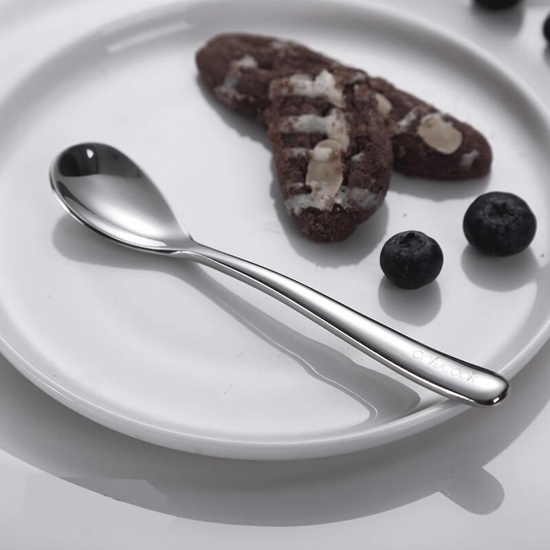 Onlycook Stainless Steel Long Handle Stirring & Dessert Spoons