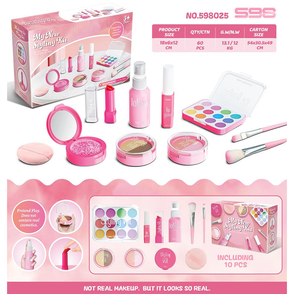 Children'S Play House Simulation Makeup Toys Girls Makeup Sets Cannot Be Smeared