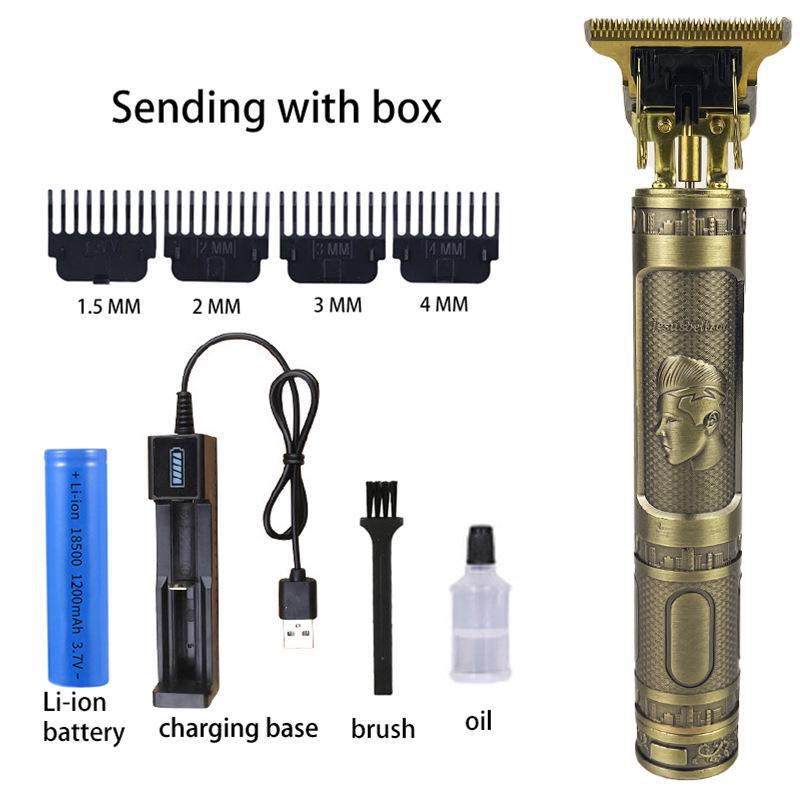 Электрическая машинка для стрижки волос T9 и бритва для лысой головы для подравнивания и карвинга