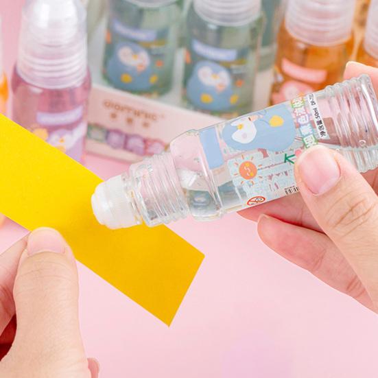 Safe Liquid Glue for Kids Art Classes And Crafts Strong Adhesion Handmade Craft Glue with Precise No-Spill Applicator Cute Penguin