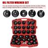 30Pcs Oil Filter Captype Removal Wrench Socket Set 12inch 12.5mm Mouth Car Fuel Filter Remover