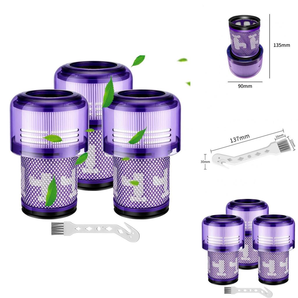 Совместимый HEPA-фильтр Dyson V10 для V6 V8 V11 V12 V15 для домашнего использования, белый