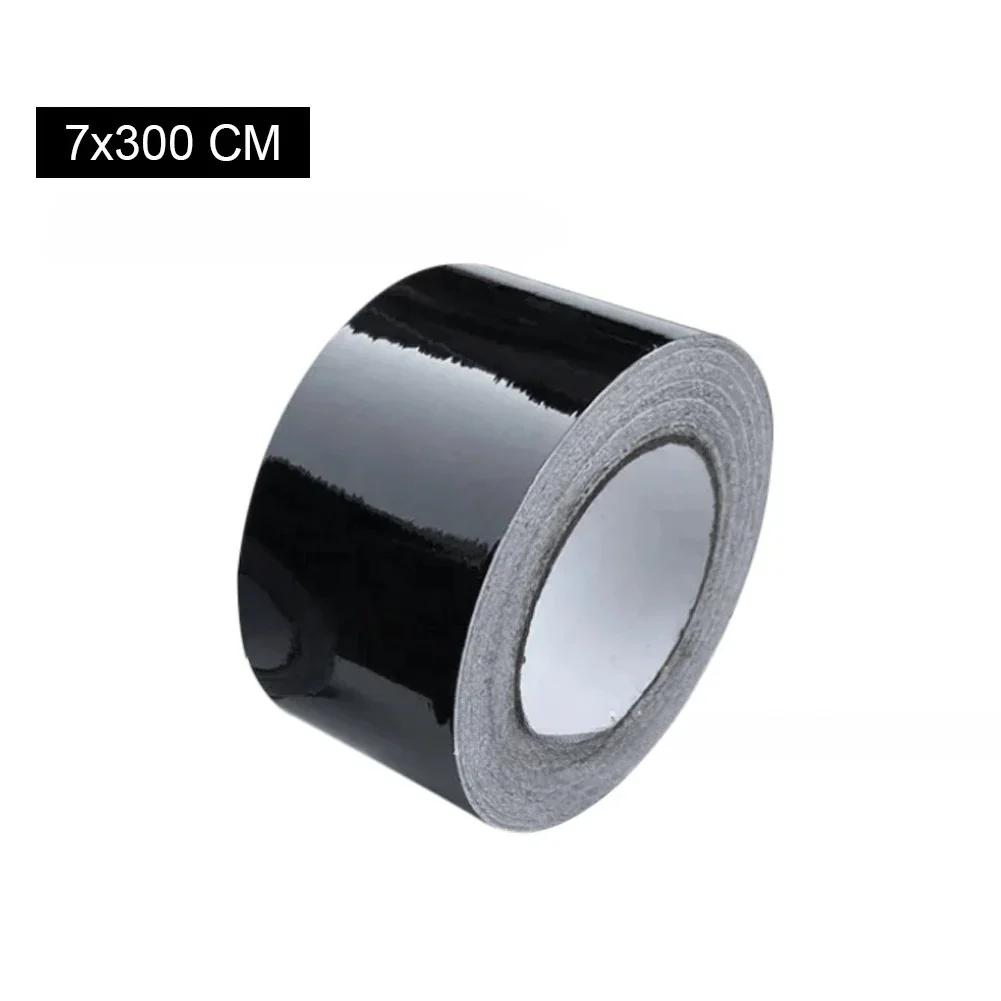 3/5/7/10 см наклейка глянцевая черная виниловая пленка с сумкой для автомобиля отделка окон двери протектор автомобиля аксессуары инструменты