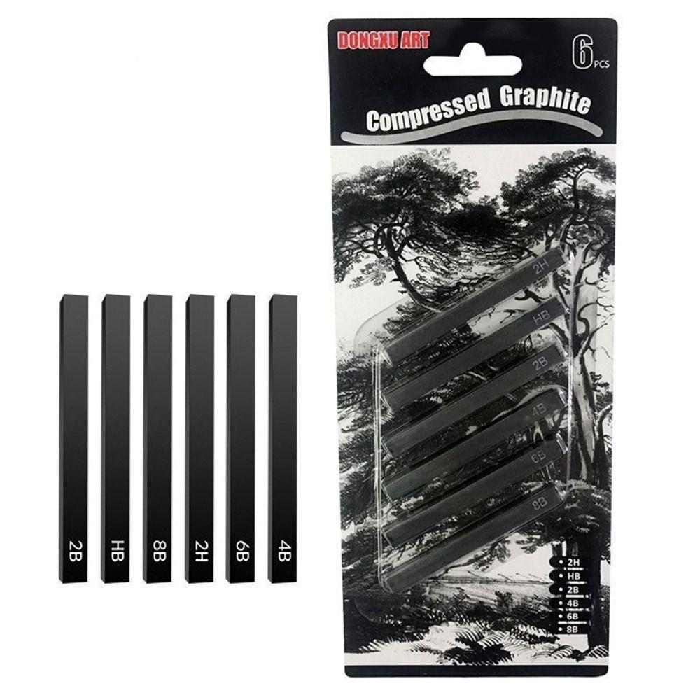 Drawing Artist Students Graffiti Art Supplies Carbon Pen Square Carbon Stick Compressed Carbon Bar