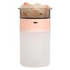 Rock Humidifier Fine Mist Colorful LED Lights Plug and Play Diffuser for Bedroom 250ml 5V 1A Pink