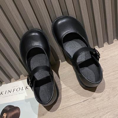 Маленькие кожаные туфли женские четырехсезонные японские ретро с ремешком на одной пряжке Мэри Джейн Лолита нежные туфли принцессы