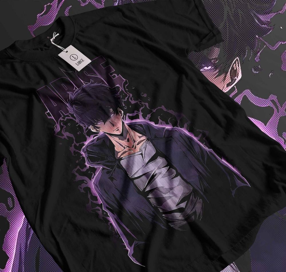 Футболка Solo Leveling Сон Джин-у Лю Чжиган Аниме Джонас Рейджи футболка 486
