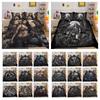 3D Красота Череп Печать Постельный Комплект Двойной Размер Микрофибра Домашний Текстиль Мужской Дизайн Модный Декор Спальни