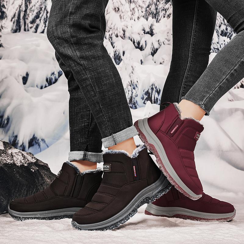 MCTIN Осенне-зимние женские толстые теплые спортивные туфли с нескользящей амортизацией, легкие высокие мужские кроссовки