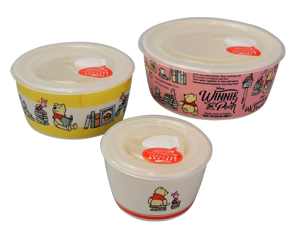 Набор для микроволновой печи Maehata Disney Winnie the Pooh, 3 шт., 51777 D-WP19 L560 мл/M430 мл/S210 мл