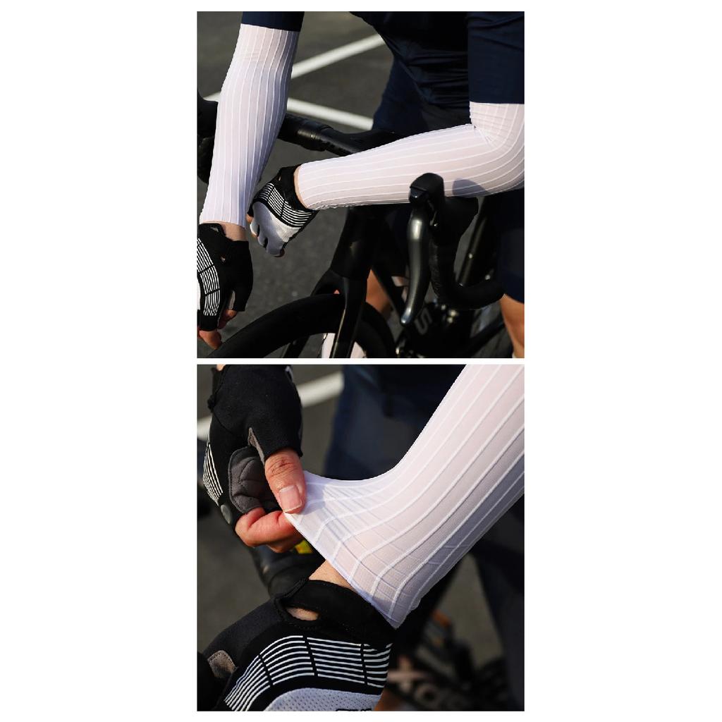 Rrskit Summer Cycling Long Sleeve Quick Dry Breathable Antimicrobial Sleeve Reduces Wind Resistance Professional Competitive