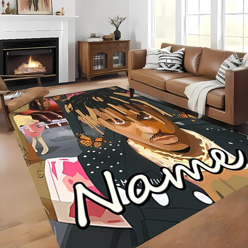 Custom personalization Juice WRLD Area Rug - Perfect For Kitchen, Bathroom,Laundry Room Decor Large Size Available,Gift All Seasons