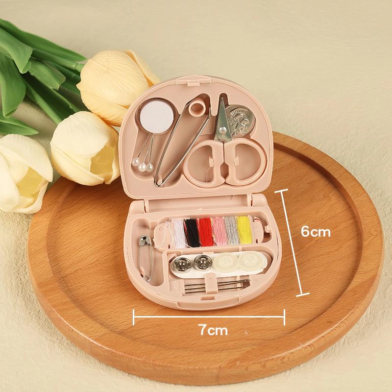 Adorable Pink Sewing Kit Complete Set with Everything You Need Compact & Convenient for On-the-Go Fixes