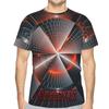 Летний круглый вырез с 3D-принтом, модные повседневные мужские футболки с коротким рукавом