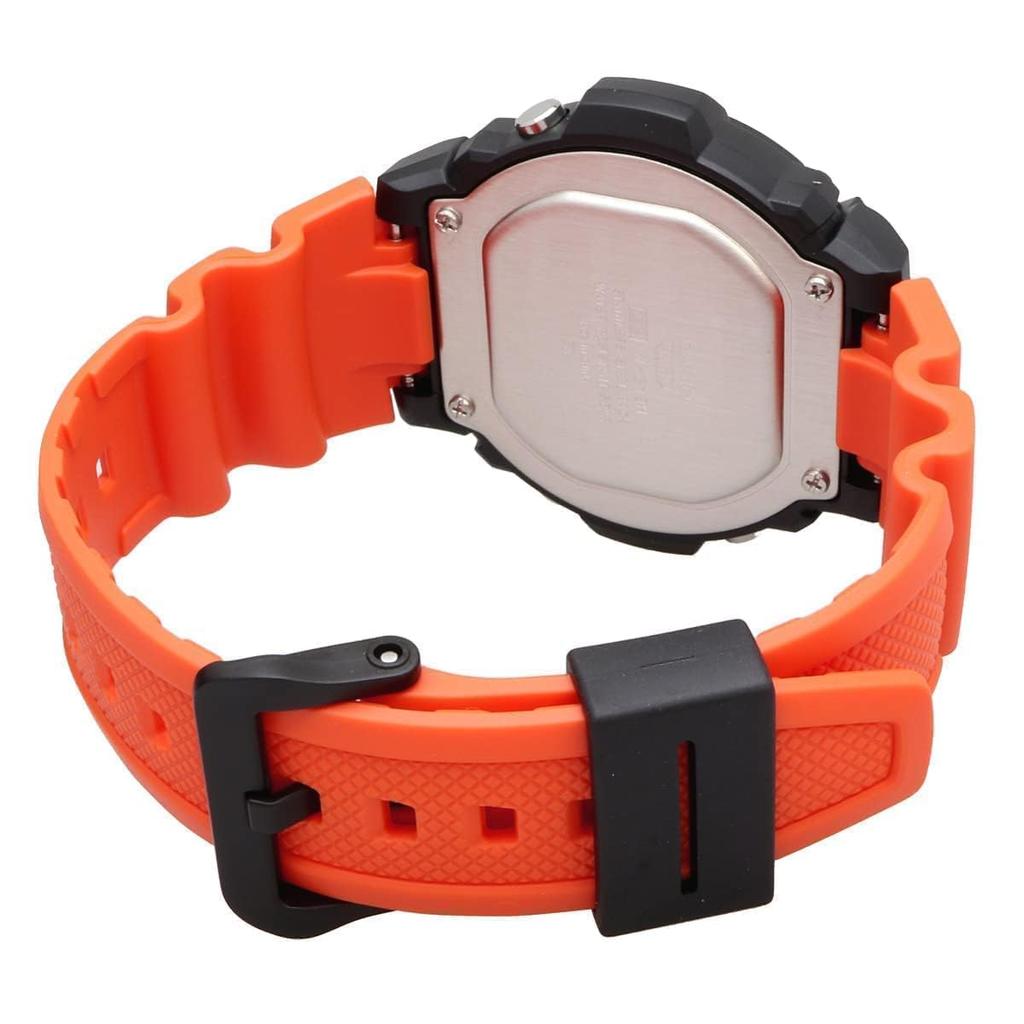 Casio Стандартные цифровые часы дешевые Casio Chipkashi Orange Overseas Model [Casio] W-219H-4AV мужские [Товар]