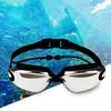 Water Sports Waterproof Anti-fog Swimming Glasses Large Frame with Silicone Earplugs Swimming Goggle