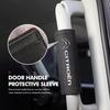 OCDK9 2Pcs Car Roof Handle Protection Cover Suede Safety Pull Gloves For Citroen Jumper Celysee Cactus Picasso Aircross Saxo Grand