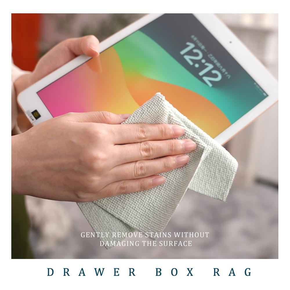 Box Packed Grey Microfiber Wipes 20x20cm High Absorbent Washable Multipurpose Towels